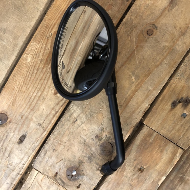 Indian Motorcycle Left Hand Mirror (Matt Black)